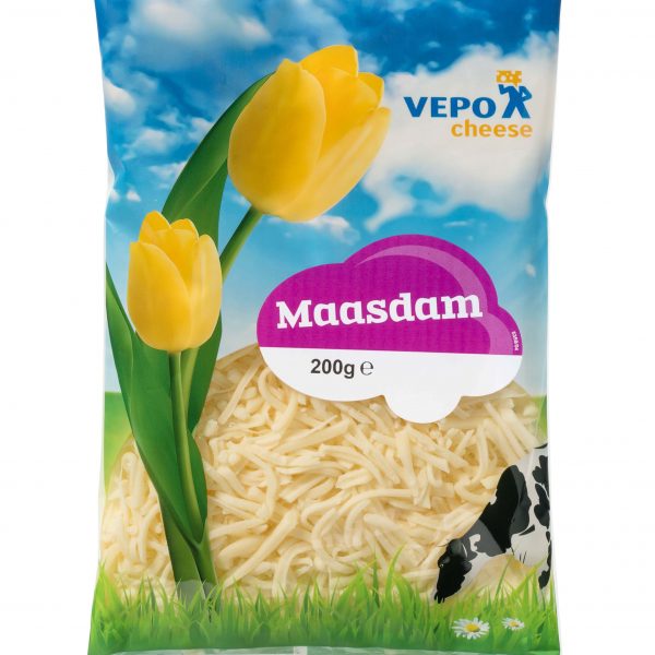 Maasdam<br/> grated cheese