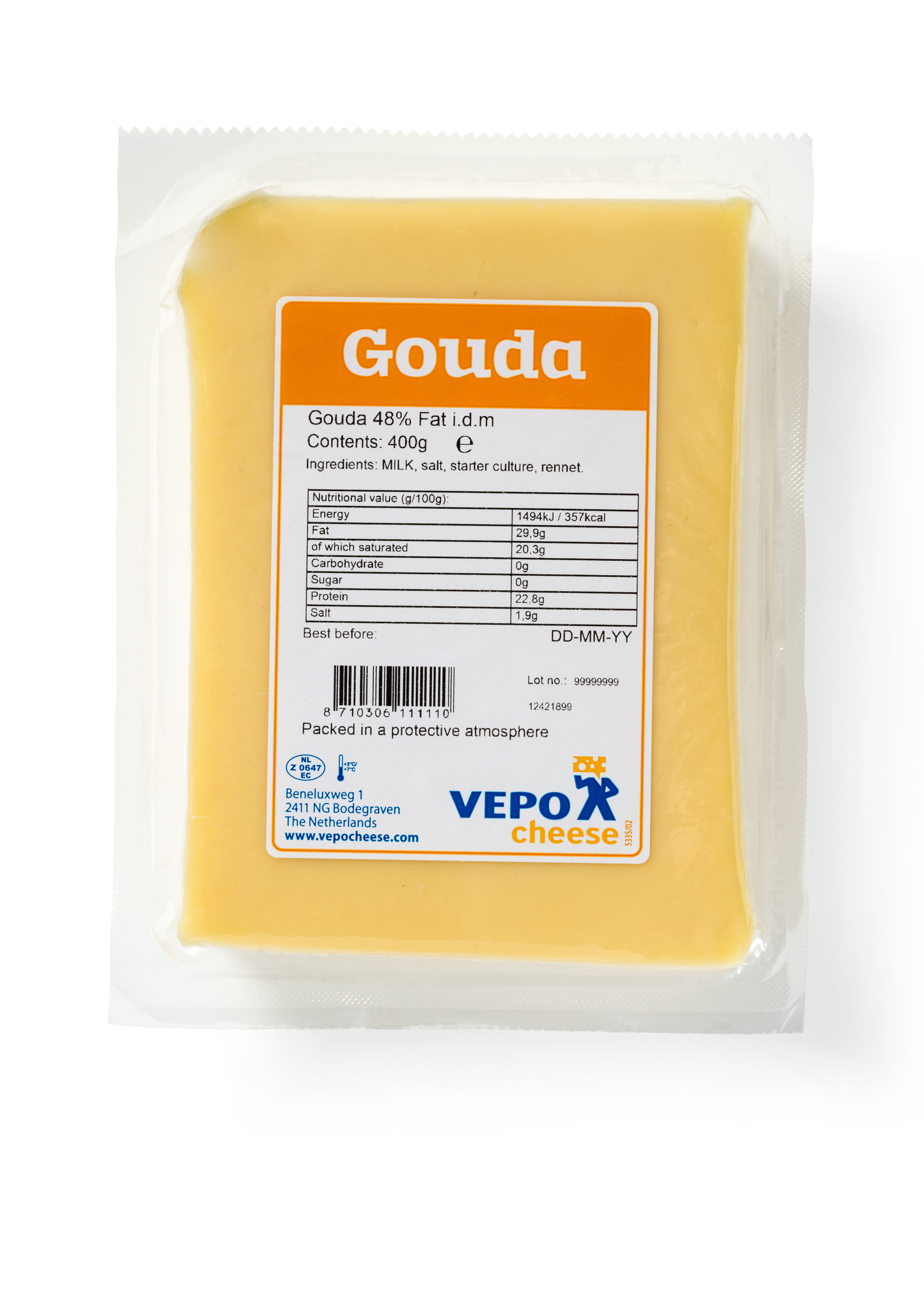 Gouda portions Vepo Cheese