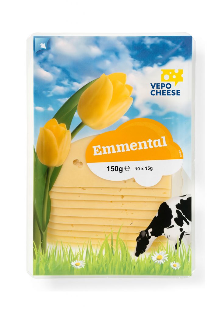 Emmental cheese slices Vepo Cheese