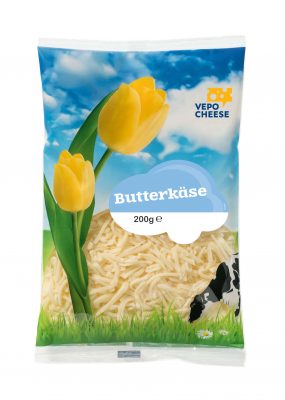 Butterkäse geriebener Käse