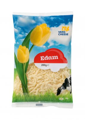 Edam<br/> grated cheese