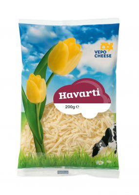 Havarti geriebener Käse