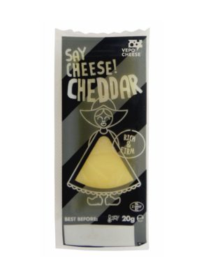 Cheddar cheese portions 20g