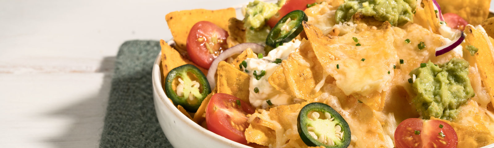 Delicious nachos from the oven